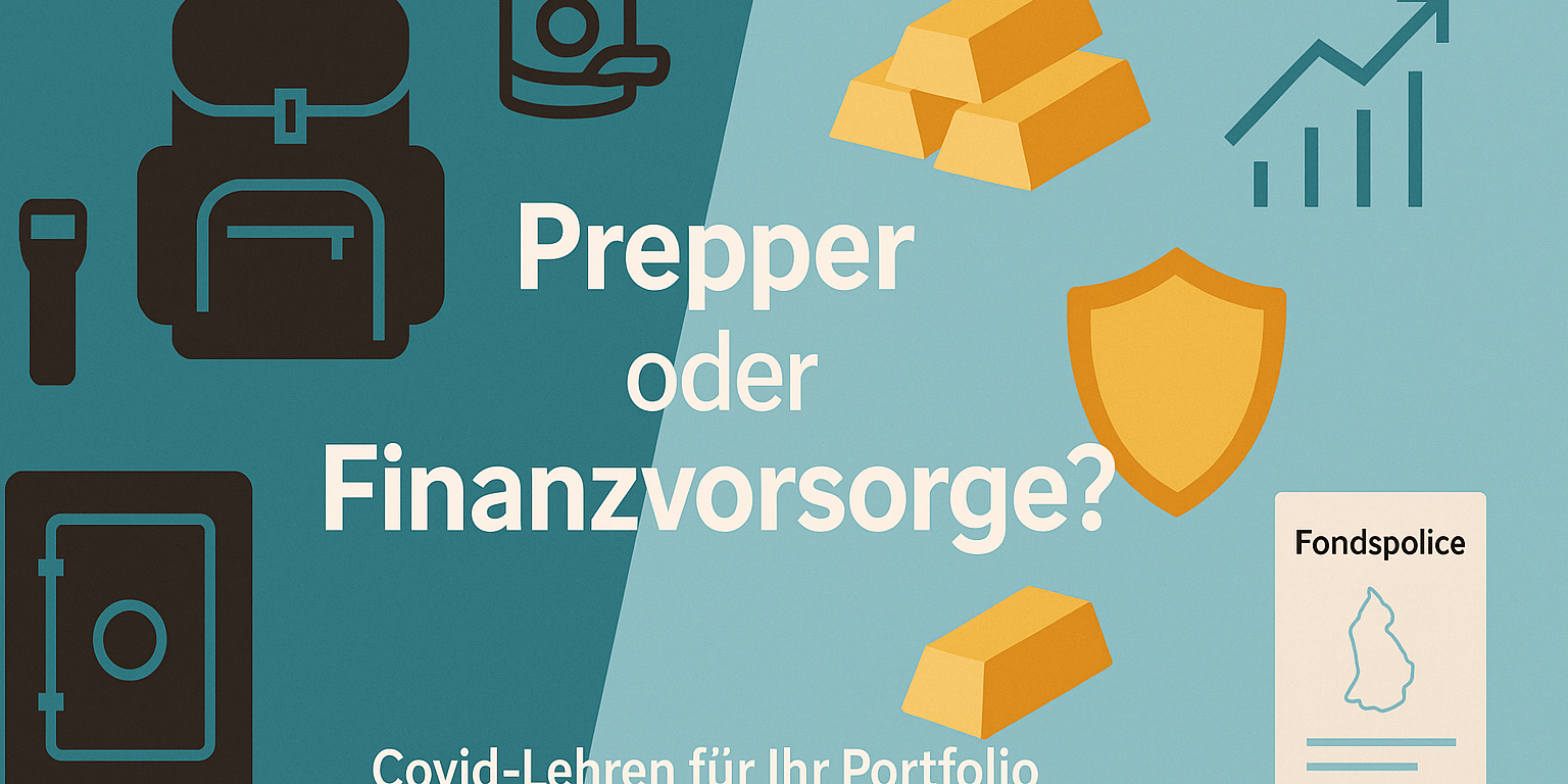 Prepper vs Finanzvorsorge – Bild Chat GPT